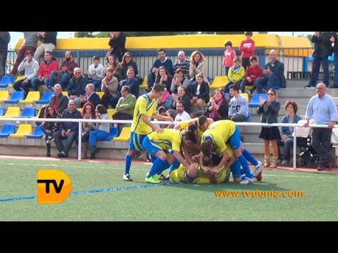 El CD Dénia líder tras vencer por 2 a 0 al Contestano Vídeo