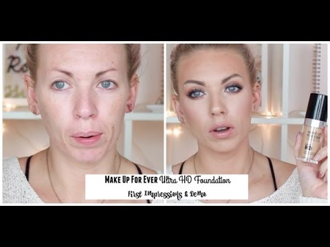 Make Up For Ever Ultra HD Foundation | First Impressions & Demo