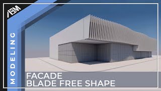 How to model a Facade Blade free shape