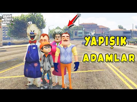 ÖNÜMÜZE GELENE BİR TEKME - YAPIŞIK KÖTÜ ADAMLAR 😱 GTA 5 Kötüler