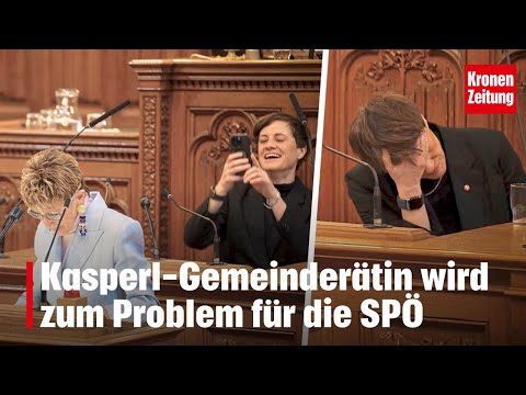 Kasperl-Gemeinderätin wird zum Problem für die SPÖ | krone.tv NEWS