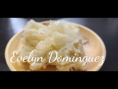 How to make Mashed Yuca (Cassava)   with Garlic