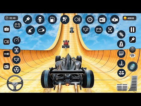 Formula Car Racing Stunts 3D - Impossible Car Mega Ramp Simulator 2026 - Android GamePlay