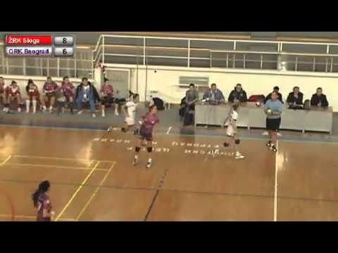22.11.2014.ŽRK Sloga-ORK Beograd 1.poluvreme