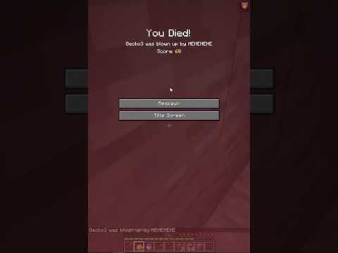 Why you NEVER dig straight down in Minecraft #shorts