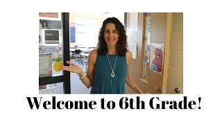 Welcome to 6th Grade! | Back to School | Teacher Vlog