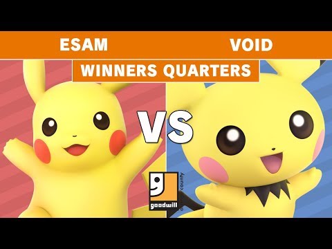 Goodwill $10k Charity Invitational - PG | ESAM (Pikachu) Vs. CLG | VoiD (Pichu) Quarters
