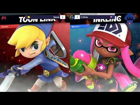 Tap Jump Smash Ultimate Losers Finals   Soren Toon Link vs Cybrus Inkling