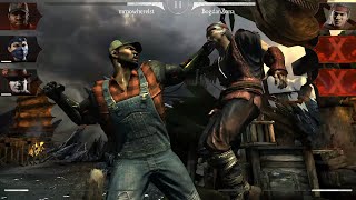 Mortal Kombat X Mobile - Farmer Jax Briggs: Gameplay & All Specials [HD 60fps; Android/iOS]