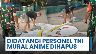 Mural One Piece di Sragen Dihapus seusai Didatangi TNI, Karang Taruna Akhirnya Pasrah