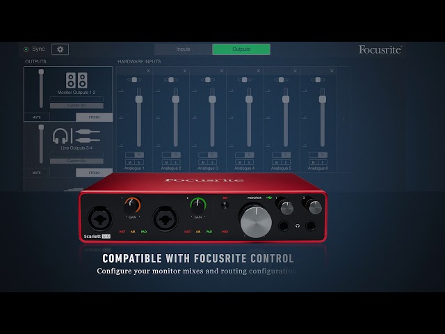 Focusrite control output routing is not supported on this device на ...