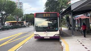 SBS Transit Mercedes-Benz O530 Citaro (Batch 2) SBS6684M on Feeder 231 departing Bus Stop 52179