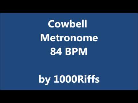Cowbell Metronome 84 BPM - Beats Per Minute