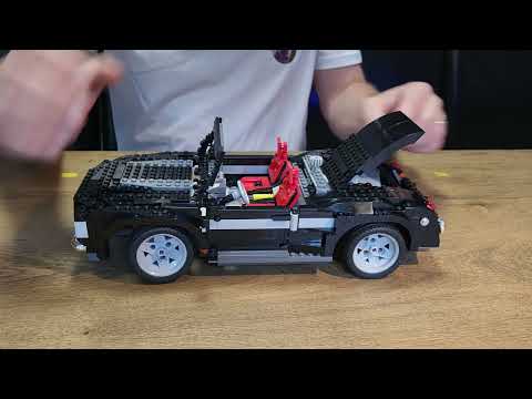 Lego 4896 muscle car assembly is slightly different