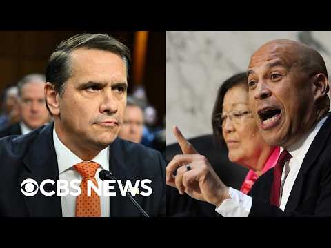 Watch: Cory Booker slams Todd Blanche for Trump connections ahead of confirmation vote