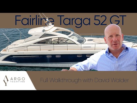2004 (2005 Model) Fairline Targa 52 GT 'Panda' | FOR SALE | Full walkthrough with David Walder
