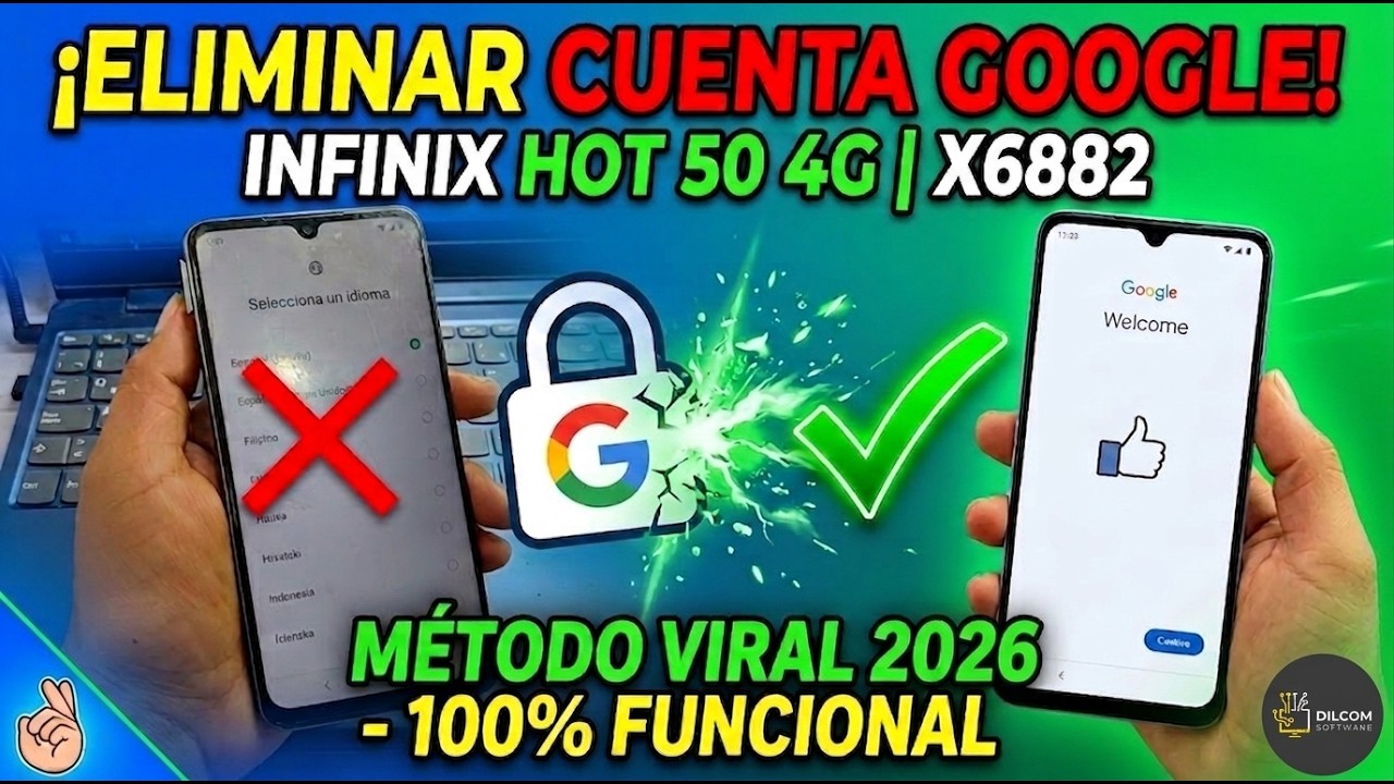 Eliminar cuenta de Google del Infinix HOT 50 4G | X6882