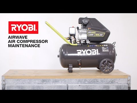 RYOBI: Airwave Air Compressor maintenance