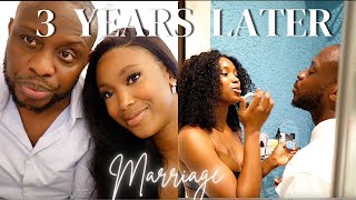 My Husband Shares his MARRIAGE FEARS, REGRETS AND ADVICE: 3 years Anniversary, Skin Care with Hubby