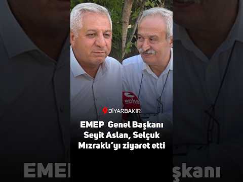 EMEP Genel Başkanı Seyit Aslan’dan Selçuk Mızraklı’ya ziyaret: Eşit koşullarda ve onurlu bir barış sağlanmalı