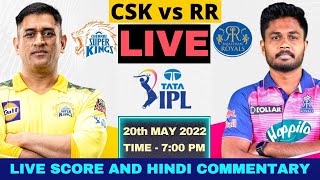 Live CSK vs RR | IPL Live, 68th Match | Chennai Super Kings vs Rajasthan Royals Live IPL 2022