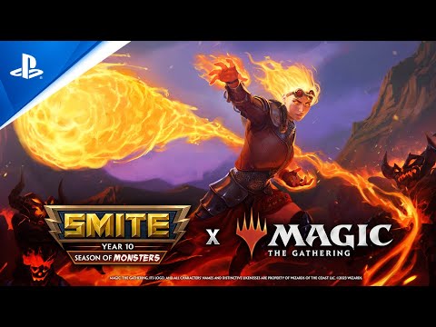 Smite - Magic: The Gathering Reveal Trailer | PS4 Games
