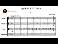 Dmitri Shostakovich - String Quartet No. 6, Op. 101 (1956)