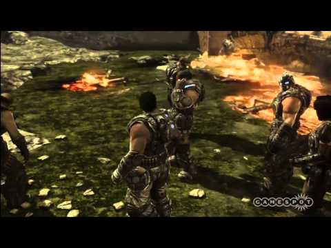 Gears of War 3 Act 2 - Chapter 1: Shipwreck, Part 1 Playthrough (Xbox 360)
