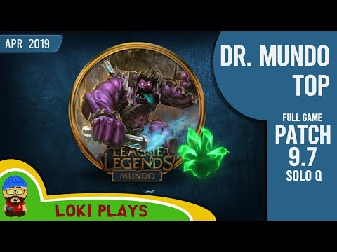 Dr. Mundo (vs Shen) Top Lane - Patch 9.7 - League of Legends - The Meaty Chopper