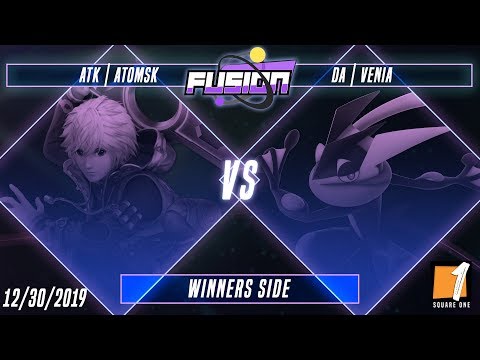 Fusion #4 - ATK | Atomsk (Shulk/King DDD) Vs. DA | Venia (Greninja) - Winners Side - Smash Ultimate
