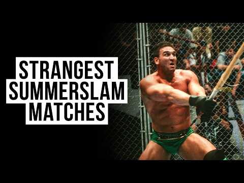 Strangest SummerSlam Matches | Jailhouse Match, Lion’s Den, Ring of Fire and more!
