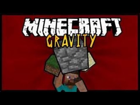 provo la mod della gravità E REALISTICA SU MINECRAFT!!!!!