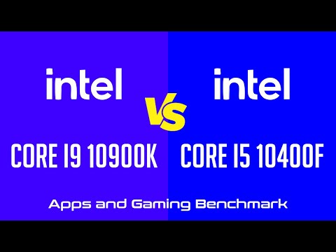 Intel Core i9 10900K vs Intel Core i5 10400F - Apps & Gaming Benchmark (RTX 3090)