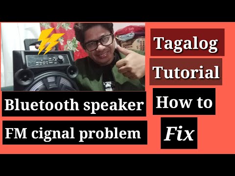 Bluetooth Speaker FM cignal problem how to fix