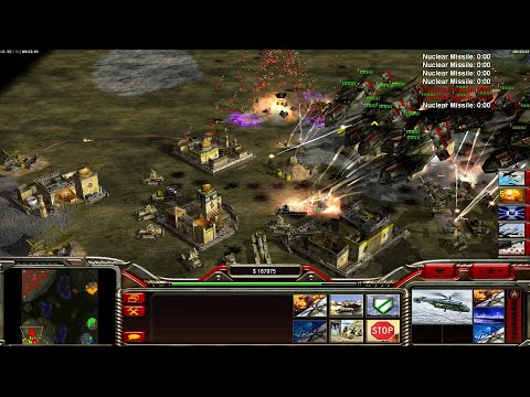 CHINA Infantry $10k - Command & Conquer Generals Zero Hour - 1 vs 4 HARD  Gameplay