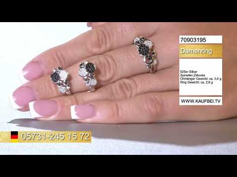 Женское кольцо Sokolov из серебра 925 пробы с кубическим цирконием и черными шпинелями