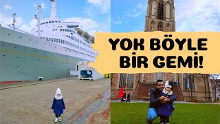 Rotterdam Gezi Videosu - Dünya'nın En Büyük Gemi Otelinde Kaldık
