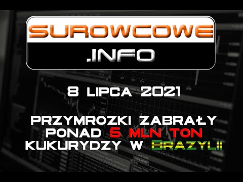 Surowcowe.info 8 lipca 2021 – przymrozki zabrały ponad 5 mln ton kukurydzy w Brazylii!
