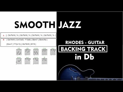SMOOTH JAZZ NEO SOUL BACKING TRACK Db