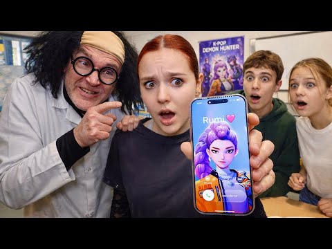 NE PAS JOUER A KPOP DEMON HUNTER EN CLASSE ! - PINK LILY