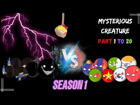 mysterious creature in countryballs world 😨😱 PART 1 TO 20 SEASON 1
