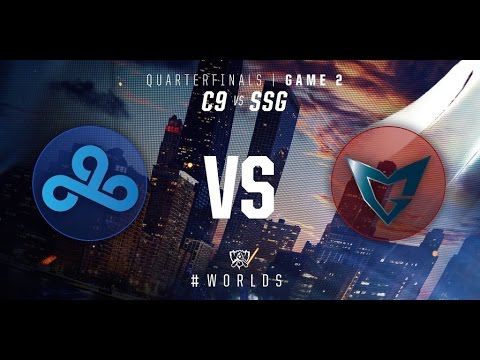 SSG (Samsung Galaxy) vs  C9 (Cloud 9) - GAME 2 HIGHLIGHTS - Quarterfinals - 2016 WORLD CHAMPIONSHIP