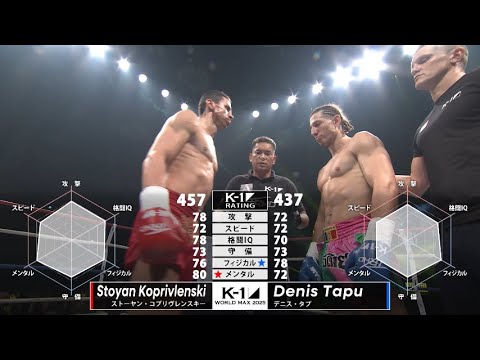 Stoyan Koprivlenski vs Denis Tapu | FULL FIGHT | K-1 World MAX 2025 -70kg World Championship