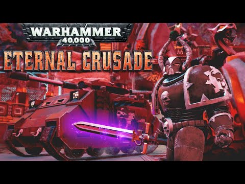 Warhammer 40,000: Eternal Crusade - Chaos Sorcerer vs Space Marines | Multiplayer Gameplay