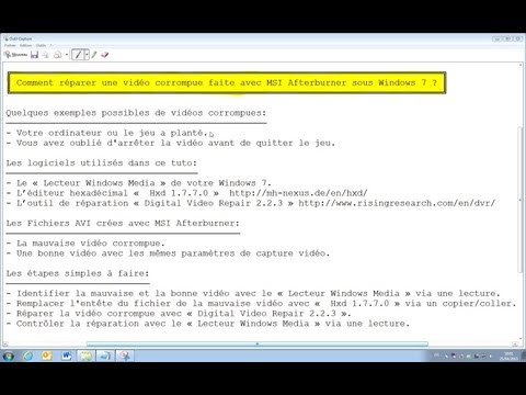 comment reparer un fichier mkv