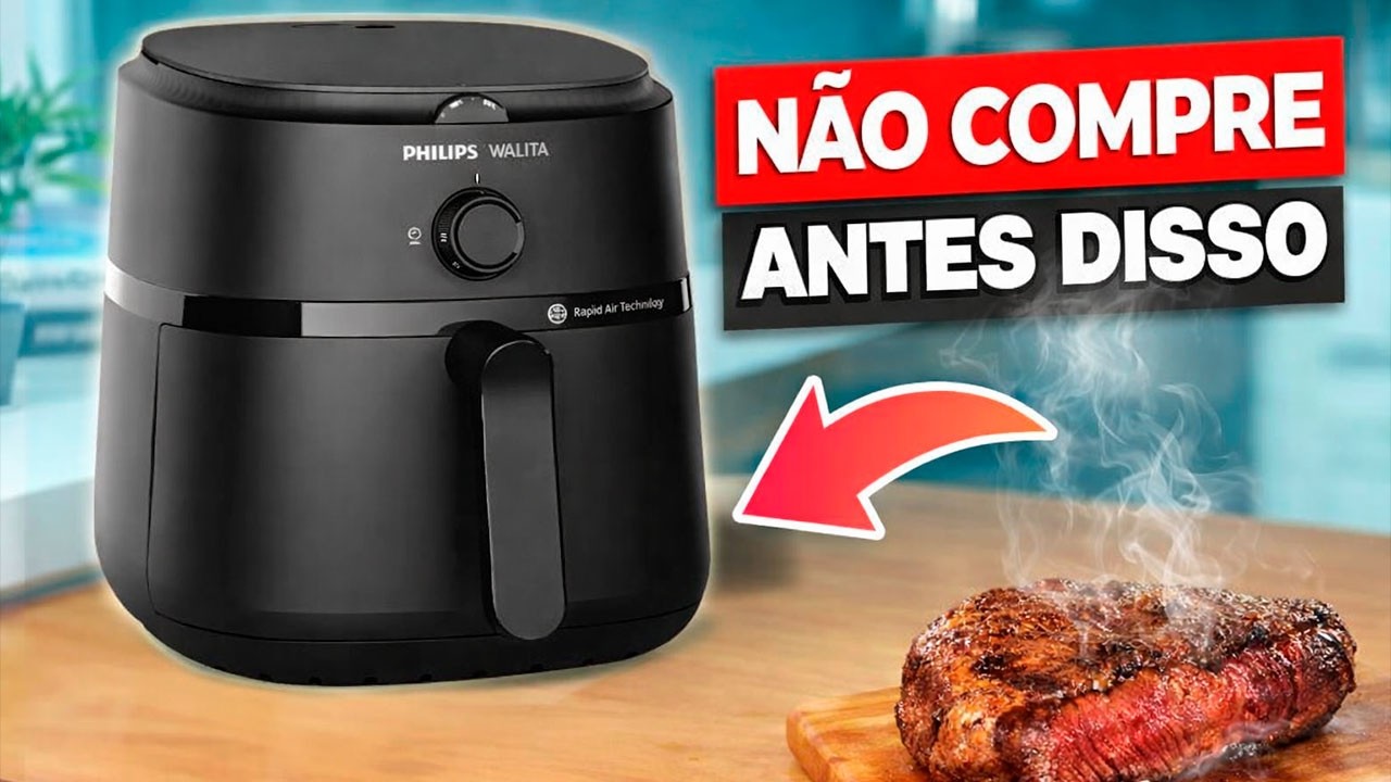 Miniatura da avaliação em vídeo de Fritadeira Philips Walita Série 1000 4,2L