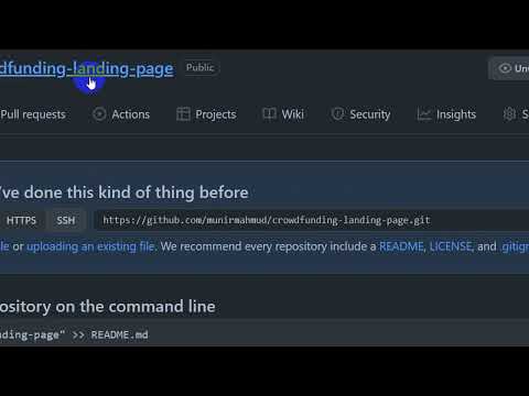 Crowdfunding landing page header design Part 1