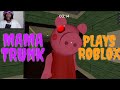 MAMA TRUNKS PLAYS ROBLOX