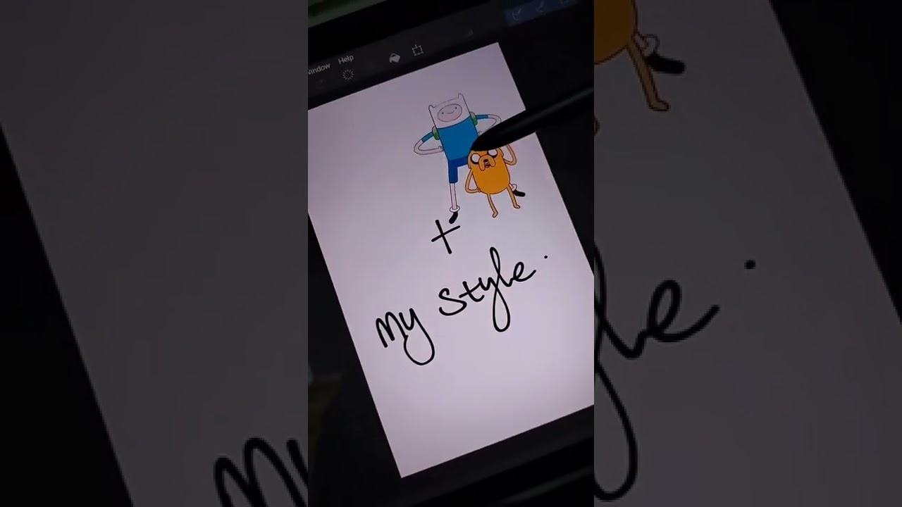 finn and Jake 🌱✨️ #finnandjake #finnthehuman #jakethedog #artist #mystyle #art #artwork #arte