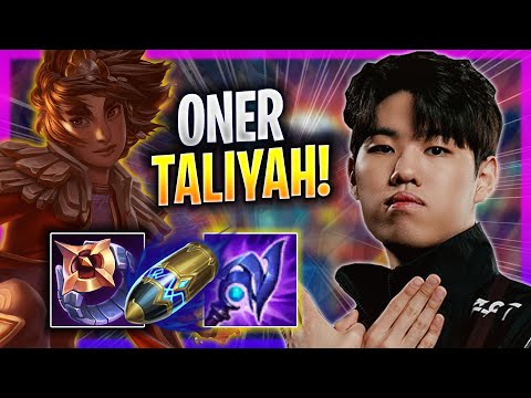 ONER IS SUPER CLEAN WITH TALIYAH! - T1 Oner Plays Taliyah JUNGLE vs Zac! | Season 2023